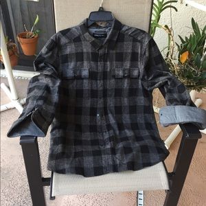 Kenneth Cole New York Plaid Flannel Shirt